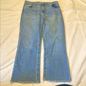 BDG Denim Crop Jeans Lightwash size 29 Raw Hem